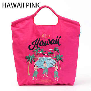 ballandchain ボールアンドチェーン エコバッグ コンパクト 畳める ギフト エコ ショッピングバッグ 可愛い  ハワイ ピンク