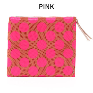 カーマイン　carmine　ワンウォレット　財布　薄型　簡単　折財布　ネオンドット　人気　有吉　PINK　ピンク　ご注文