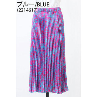 【即納】THOMAS MAGPIE トーマスマグパイ collaboration pleated skirt コラボレーション プリーツスカート 2214617/2214619 サイズ36 blue