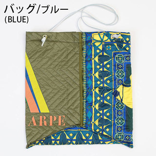 マニプリ manipuri バッグ スカーフ キルティング トート 肩掛け 軽い お洒落 正規品 Lサイズ バッグ ブルー