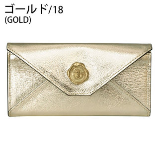 サン ヒデアキ ミハラ SAN HIDEAKI MIHARA 財布 メール型 メタリック SIF-CON GOLD(ゴールド)