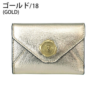 サン ヒデアキ ミハラ SAN HIDEAKI MIHARA SHINY メール型 財布 折財布 SMO-CON GOLD ゴールド