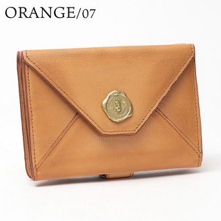 サン ヒデアキ ミハラ SAN HIDEAKI MIHARA  財布 AGING メール型 2つ折 SFO-MGN ORANGE(オレンジ)