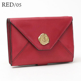 サン ヒデアキ ミハラ SAN HIDEAKI MIHARA  財布 AGING メール型 2つ折 SFO-MGN RED(レッド)