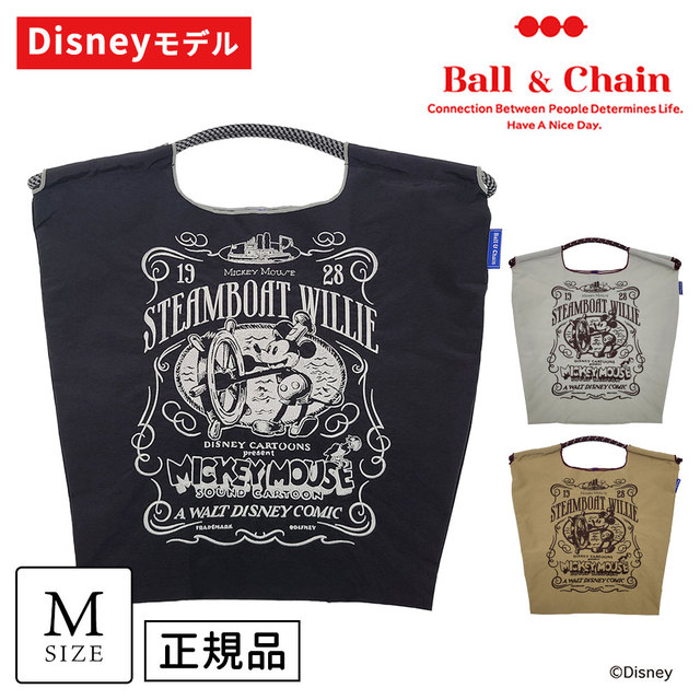 3月22日発売スタート Ball&Chain / Disneyモデル エコバッグ Mサイズ 