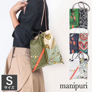 マニプリ manipuri スカーフ柄 プリントトート バッグ S スモールサイズ