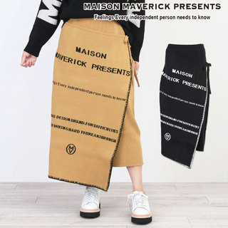 メゾンマベリックプレゼンツ MAISON MAVERICK PRESENTS ニット巻きスカート MM2053