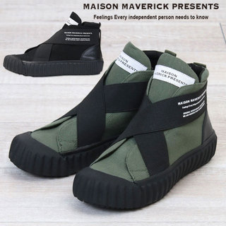 MAISON MAVERICK PRESENTS メゾンマベリックプレゼンツ キャンバス MID スニーカー MS2092