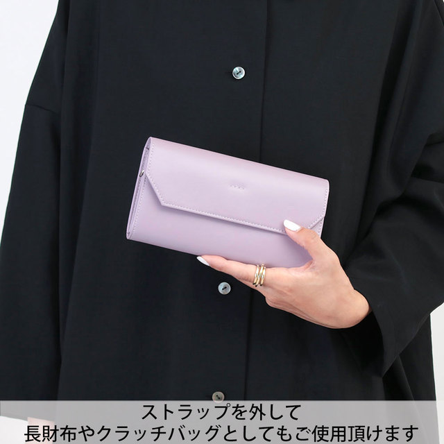 yahki ヤーキ バッグ ショルダー ミニサイズ 床革 コンパクト 四角 薄型 財布 イメージ