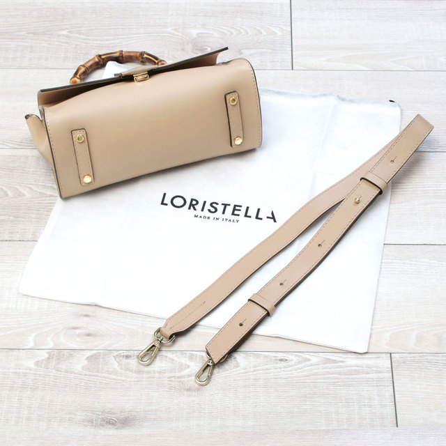 ロリステッラ loristella バンブーバッグ ベス 定番 人気 イタリア レザーバッグ 2WAY 付属品
