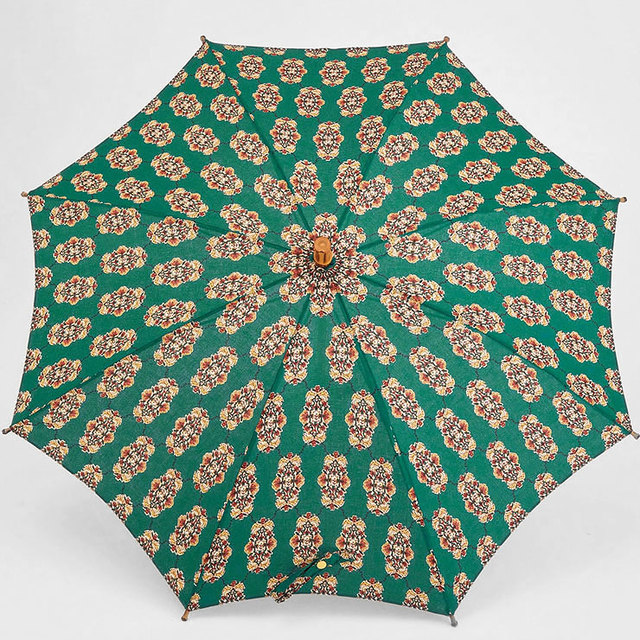 manipuri マニプリ 傘 長傘 パラソル 雨傘 日傘 晴雨兼用 秋雨 スカーフ 全体