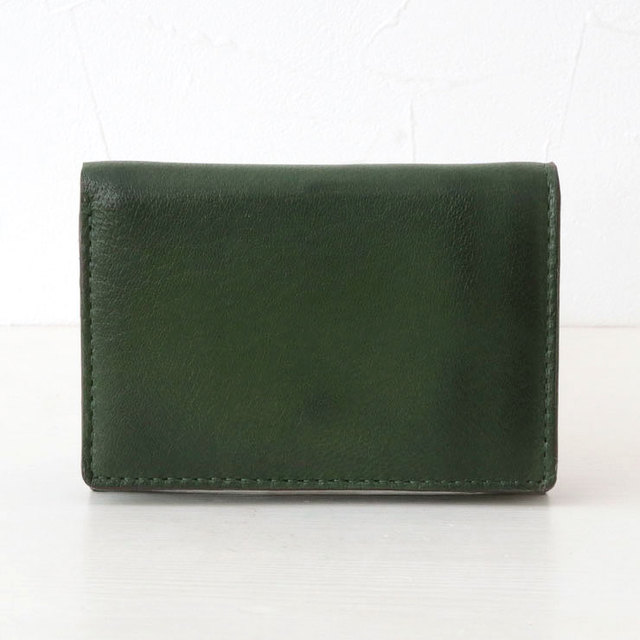 サン ヒデアキミハラ 折財布 ミニサイズ GREEN グリーン 背面