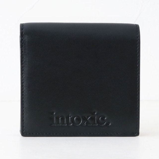 INTOXIC イントキシック 二つ折り財布 財布 ビィフォールド ウォレット LT-006 BLACK ブラック 背面