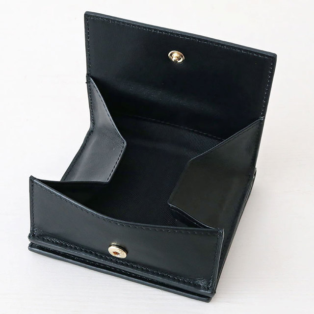 INTOXIC イントキシック 二つ折り財布 財布 ビィフォールド ウォレット LT-006 BLACK ブラック ボックス コインケース 小銭入れ