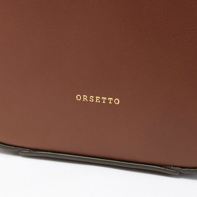 orsetto オルセット バッグ 新作 チェーンアクセ 2WAY 上質 レザー使い カジュアル クラシック ロゴ