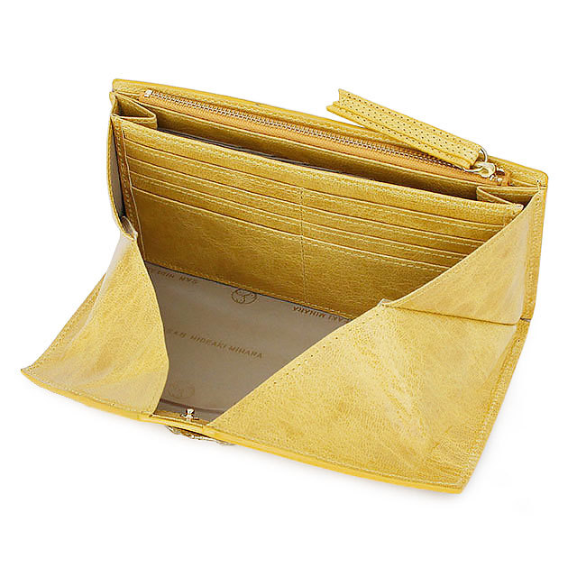 サン ヒデアキ ミハラ SAN HIDEAKI MIHARA 財布 CANDY メール型 1502-SIF YELLOW(イエロー) |  jolisacweb