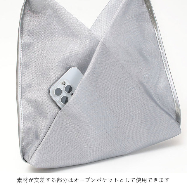 ザパース thepurse バッグ チュールバッグ 軽量 軽い メッシュ チュール素材 ポーチバッグ ピラミッド型 ポケット