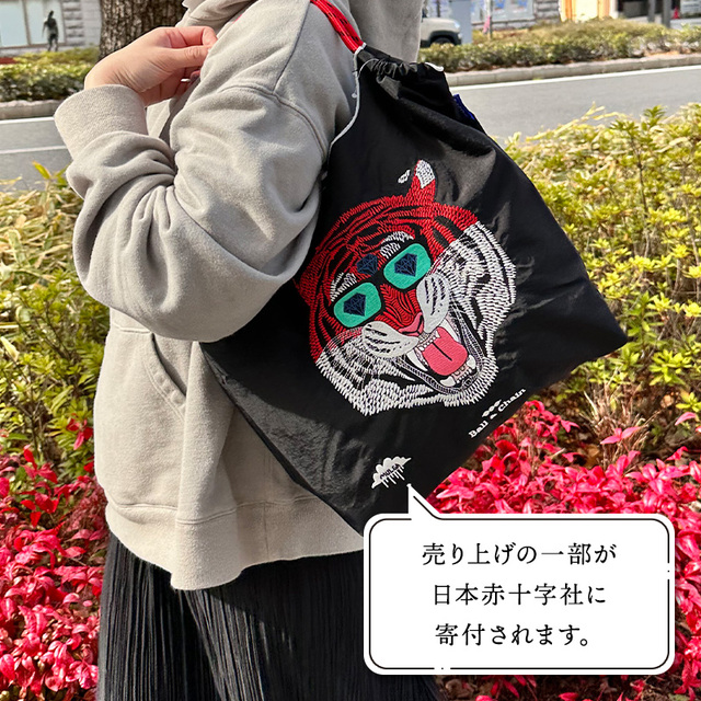 ball&chain ボールアンドチェーン エコバッグ 刺繍 お洒落 かわいい 人気 日本赤十字社へ寄付