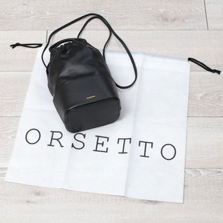 ORSETTO オルセット バッグ CAVOLO 01-105-01 BLACK(ブラック)|オルセット ORSETTO バッグ 軽い レザー ショルダーバッグ 2WAY 小さめ 手軽 アクティブ ソフトレザー お洒落 底面と保存袋