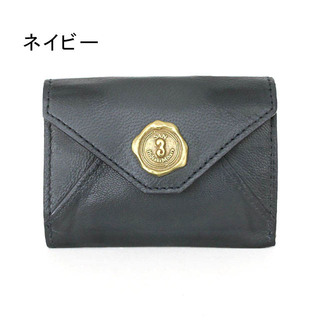 サン ヒデアキ ミハラ SAN HIDEAKI MIHARA 財布 AGING メール型 3つ折 SMO-MGN GREEN(グリーン)|サン　ヒデアキミハラ　折財布　ミニサイズ　ネイビー