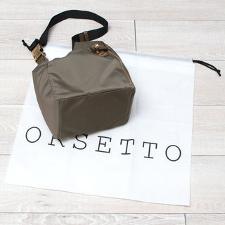 ORSETTO オルセット バッグ ナイロンショルダー FORTE 01-089-03 BLACK(ブラック)|orsetto オルセット バッグ ナイロン お洒落 軽い 肩掛け ショルダー 大人 保存袋