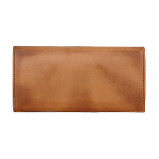 サン ヒデアキ ミハラ SAN HIDEAKI MIHARA 財布 AGING メール型 SIF-MGN RED(レッド)|サン　ヒデアキミハラ　長財布　薄型　封筒型　オレンジ　背面