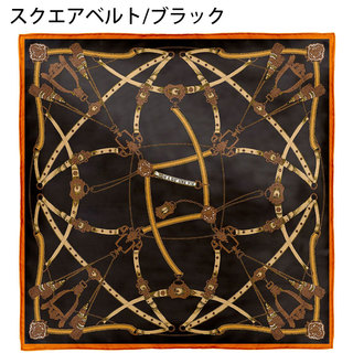 マニプリ スカーフ 65cm シルクプリント manipuri ハンギングフラワー(グレー)|マニプリ manipuri スカーフ シルク プリント 65 正方形 日本製 オータムガーデン グレー
