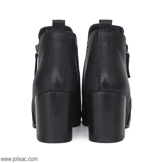 MAYPOL(メイポール)　ショートブーツ　ブラック サイズ35|MAYPOL　メイポール　izzy　サイドゴア　ショート　ブーツ　マニッシュ　牛革　BLACK　ブラック　背面