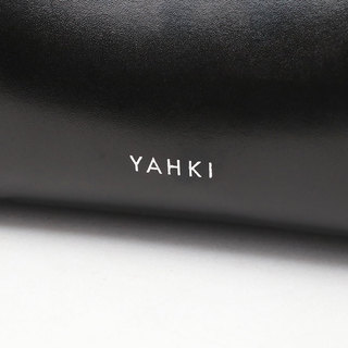 YAHKI ヤーキ バッグ クロスボディ YH-576 BLACK(ブラック)|yahki ヤーキ ショルダー 軽い シンプル マチあり ロゴ