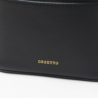 ORSETTO オルセット バッグ CAVOLO 01-105-01 BLACK(ブラック)|オルセット ORSETTO バッグ 軽い レザー ショルダーバッグ 2WAY 小さめ 手軽 アクティブ ソフトレザー お洒落 ロゴ
