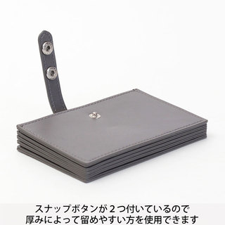 YAHKI ヤーキ カードケース YH-486 BLACK(ブラック)|YAHKI カードケース 床革 アコーディオン式 枚数多い ベルト