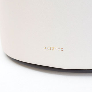オルセット バッグ バケツ型 CORDA レザートート ORSETTO 01-035-01 BLACK(ブラック)|orsetto オルセット バッグ バケツ型 CORDA レザーバッグ むすび目 ロゴ